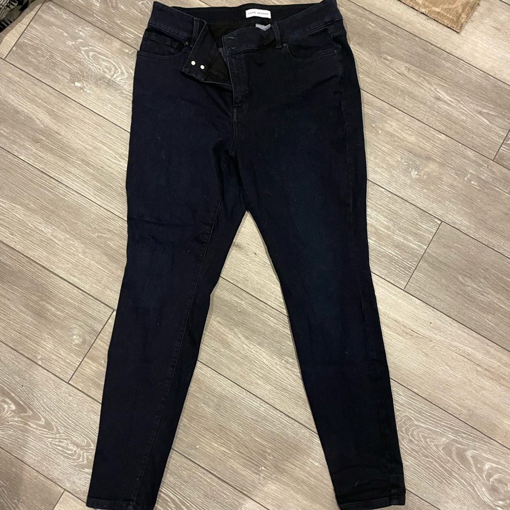 Lane Bryant, dark blue 18 long jeans high rise skinny